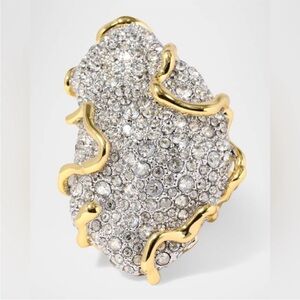 Alexis Bittar Solanales Large Crystal Pavé Geode Ring